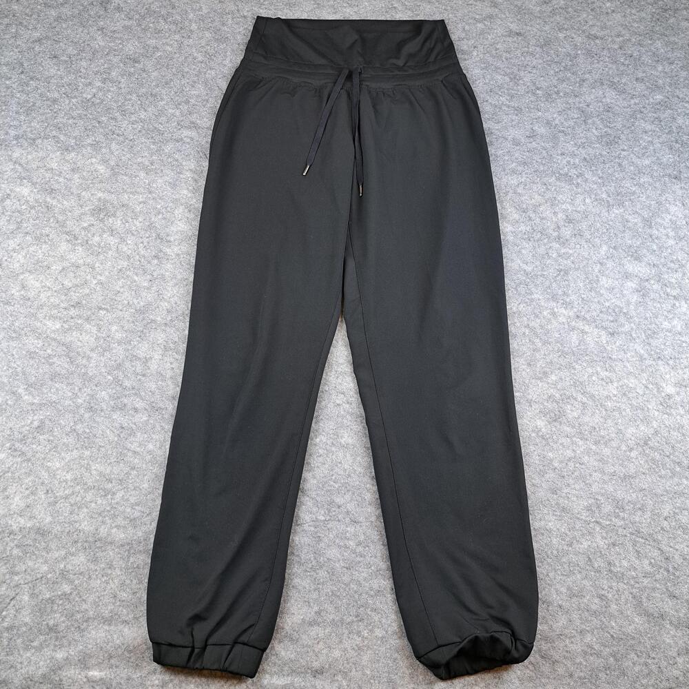 Athleta Pants Womens 8 Black High Rise Metropolis Jogger Pull On Stretch Gym
